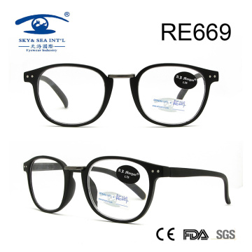 Klassisches Design Schwarzes Rahmen Lesebrille (RE669)